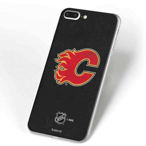 NHL Calgary Flames Distressed iPhone 7 Plus Skin