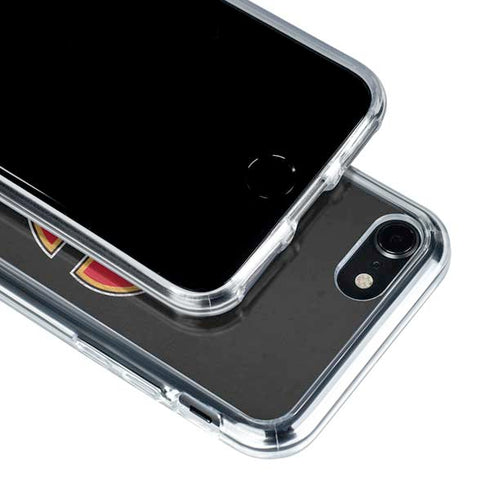 NHL Calgary Flames Distressed iPhone SE (2nd & 3rd Gen) Clear Case
