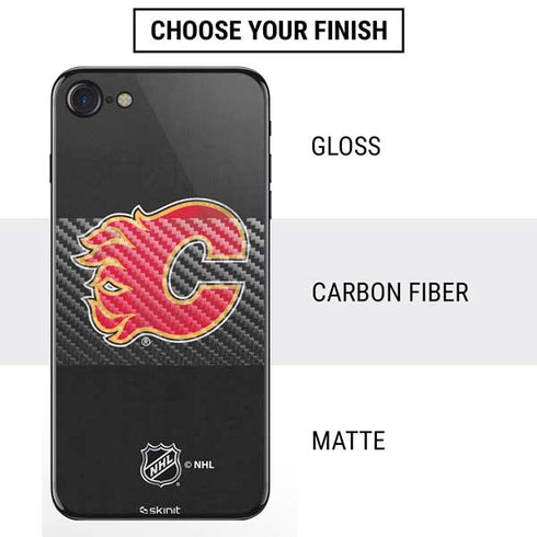 NHL Calgary Flames Distressed iPhone SE (2nd & 3rd Gen) Skin