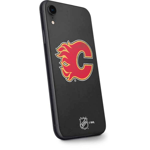 NHL Calgary Flames Distressed iPhone XR Skin