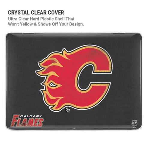 NHL Calgary Flames Distressed MacBook Air 13in M1 (2021) Case plus Skin
