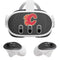 NHL Calgary Flames Distressed Meta Quest 3 Skin