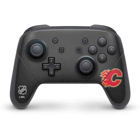 NHL Calgary Flames Distressed Nintendo Switch Pro Controller Skin