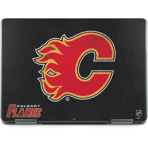 NHL Calgary Flames Distressed Notebook 9 Pro 13in (2017) Skin