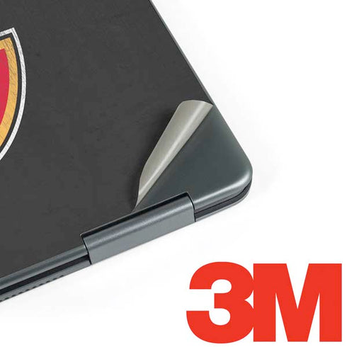 NHL Calgary Flames Distressed Notebook 9 Pro 13in (2017) Skin