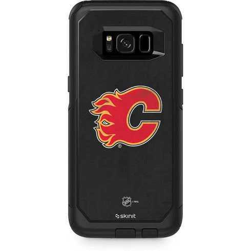 NHL Calgary Flames Distressed Otterbox Commuter Galaxy Skin