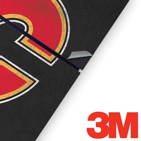 NHL Calgary Flames Distressed PS4 Console and Controller Bundle Skin