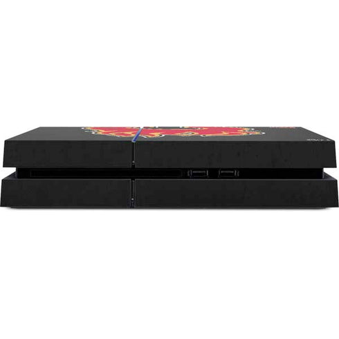 NHL Calgary Flames Distressed PS4 Console Skin