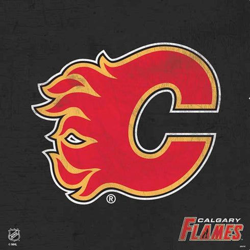 NHL Calgary Flames Distressed PS4 Controller Skin