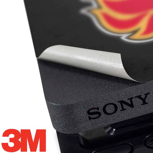 NHL Calgary Flames Distressed PS4 Pro Bundle Skin