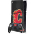 NHL Calgary Flames Distressed PS5 Slim Digital Edition Bundle Skin