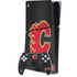 NHL Calgary Flames Distressed PS5 Slim Digital Edition Console Skin