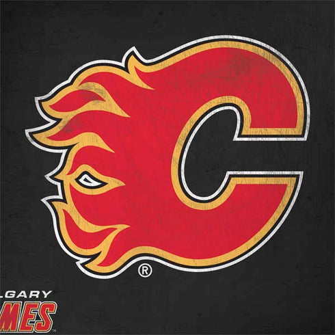 NHL Calgary Flames Distressed Surface Book 2 15in Skin