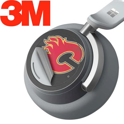 NHL Calgary Flames Distressed Surface Headphones Skin