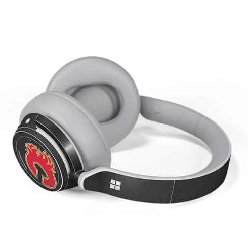 NHL Calgary Flames Distressed Surface Headphones Skin