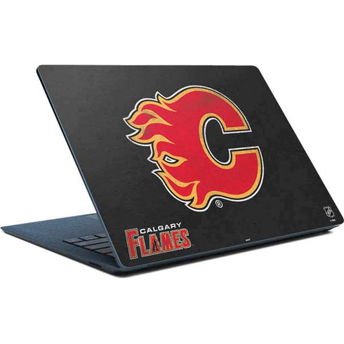 NHL Calgary Flames Distressed Surface Laptop Skin