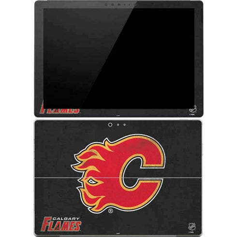 NHL Calgary Flames Distressed Surface Pro 4 Skin