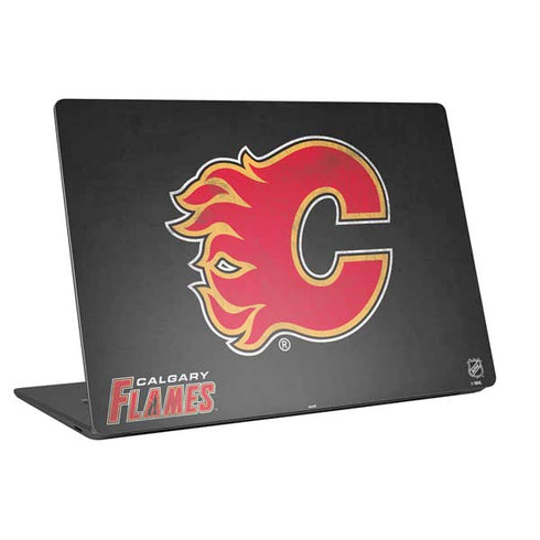 NHL Calgary Flames Distressed Universal Laptop 16in (13 x 9.4in) Skin