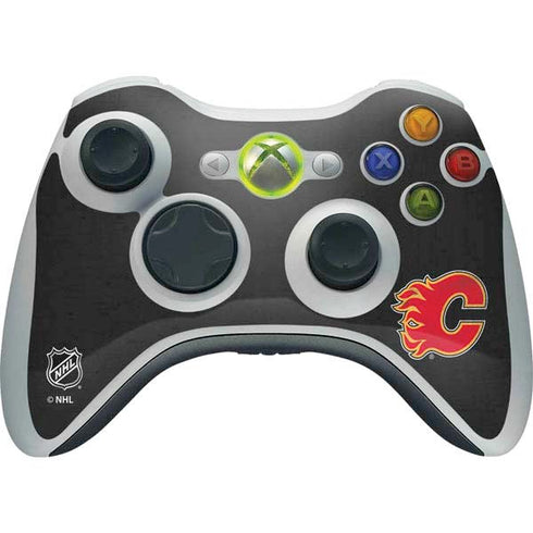 NHL Calgary Flames Distressed Xbox 360 Wireless Controller Skin