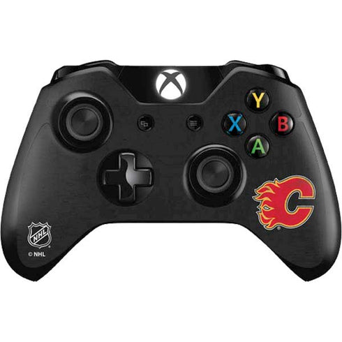 NHL Calgary Flames Distressed Xbox One Controller Skin