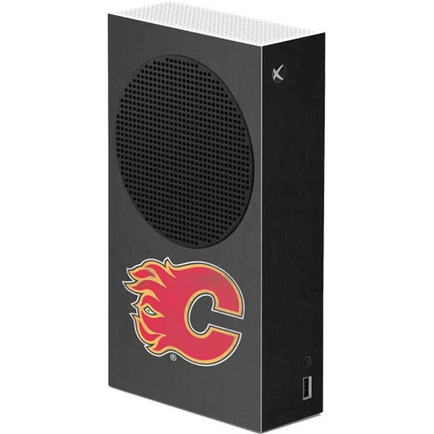 NHL Calgary Flames Distressed Xbox Series S Console Skin