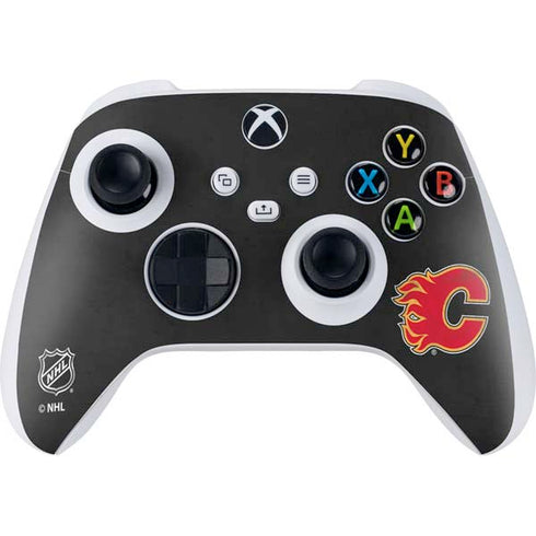 NHL Calgary Flames Distressed Xbox Series S Controller Skin