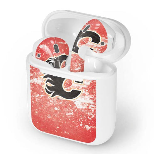 NHL Calgary Flames Frozen Apple AirPods Skin
