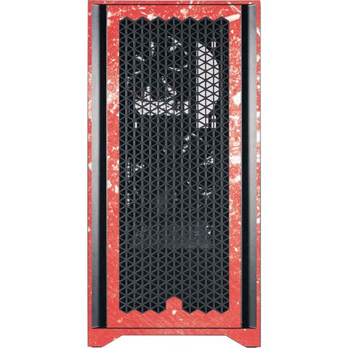 NHL Calgary Flames Frozen Corsair 4000D Tempered Glass Mid-Tower ATX Case Skin