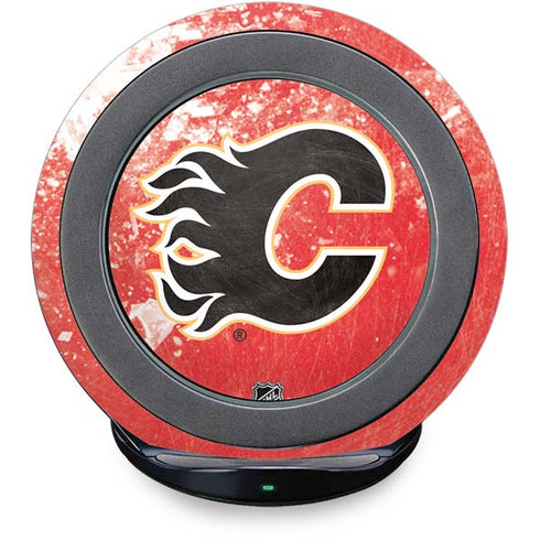 NHL Calgary Flames Frozen Fast Charge Wireless Charging Stand Skin