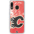 NHL Calgary Flames Frozen Galaxy A20 Clear Case