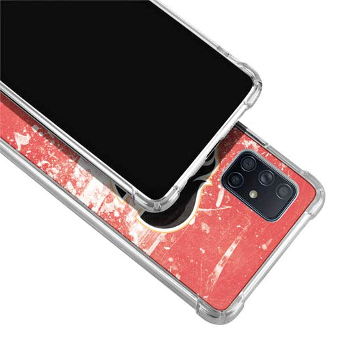 NHL Calgary Flames Frozen Galaxy A71 5G Clear Case