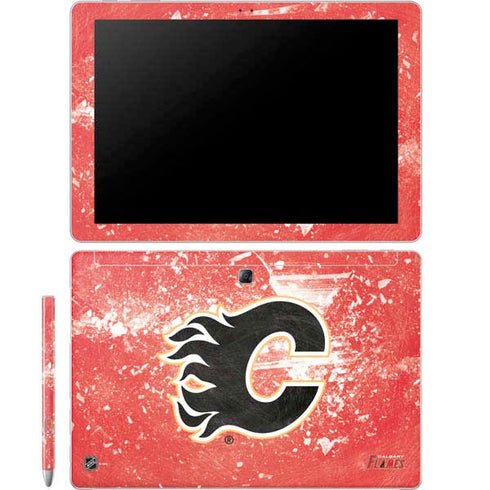NHL Calgary Flames Frozen Galaxy Book 12in Skin