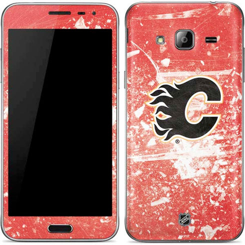 NHL Calgary Flames Frozen Galaxy J3 Skin