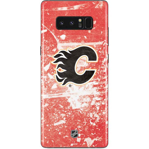 NHL Calgary Flames Frozen Galaxy Note 8 Skin