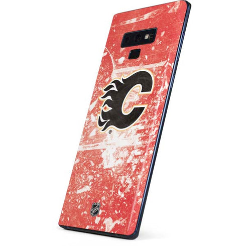 NHL Calgary Flames Frozen Galaxy Note 9 Skin