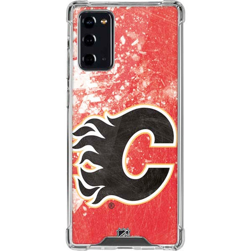 NHL Calgary Flames Frozen Galaxy Note20 5G Clear Case