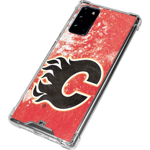NHL Calgary Flames Frozen Galaxy Note20 5G Clear Case