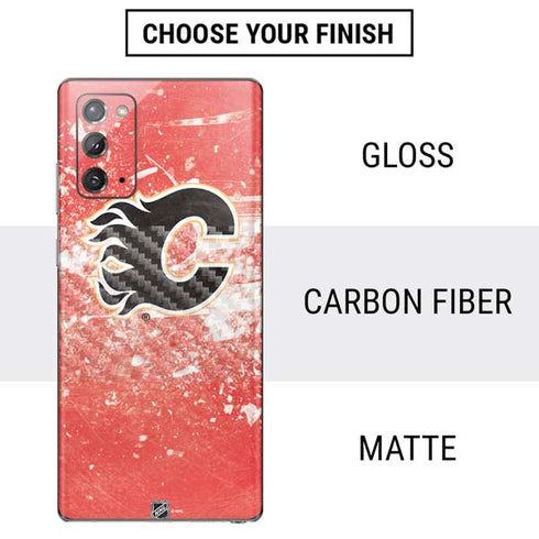 NHL Calgary Flames Frozen Galaxy Note20 5G Skin