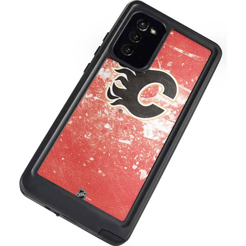 NHL Calgary Flames Frozen Galaxy Note20 5G Waterproof Case