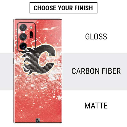 NHL Calgary Flames Frozen Galaxy Note20 Ultra 5G Skin