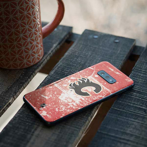 NHL Calgary Flames Frozen Galaxy S10e Skin