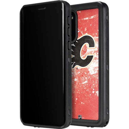 NHL Calgary Flames Frozen Galaxy S20 Plus Waterproof Case