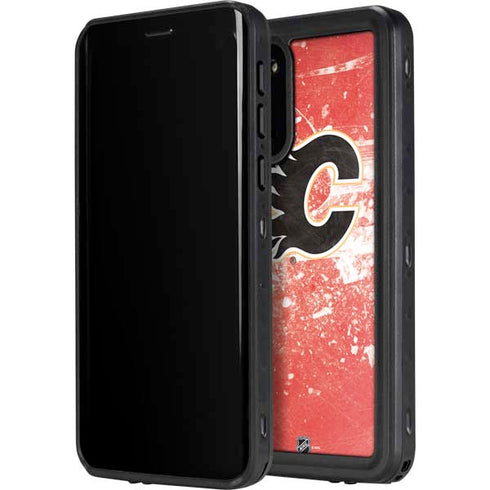 NHL Calgary Flames Frozen Galaxy S20 Waterproof Case