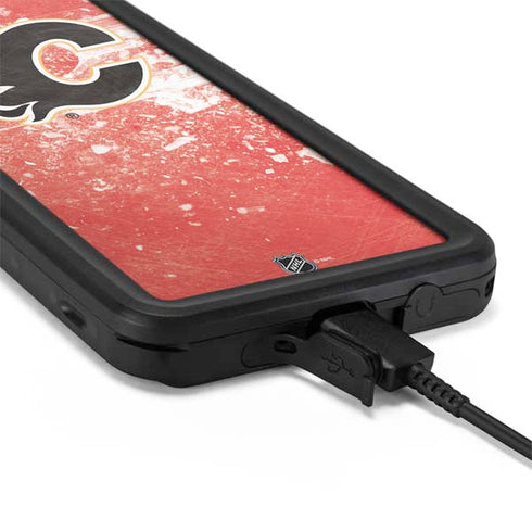 NHL Calgary Flames Frozen Galaxy S20 Waterproof Case