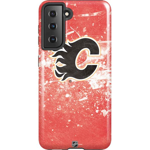NHL Calgary Flames Frozen Galaxy S21 5G Pro Case