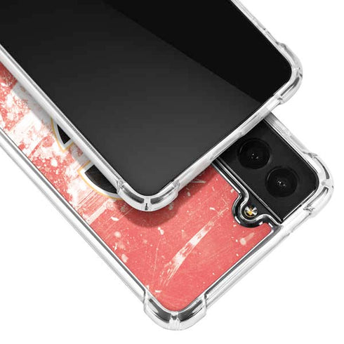 NHL Calgary Flames Frozen Galaxy S21 Plus 5G Clear Case