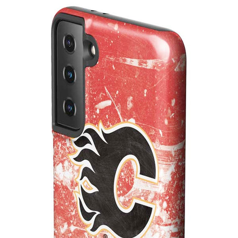NHL Calgary Flames Frozen Galaxy S21 Plus 5G Pro Case