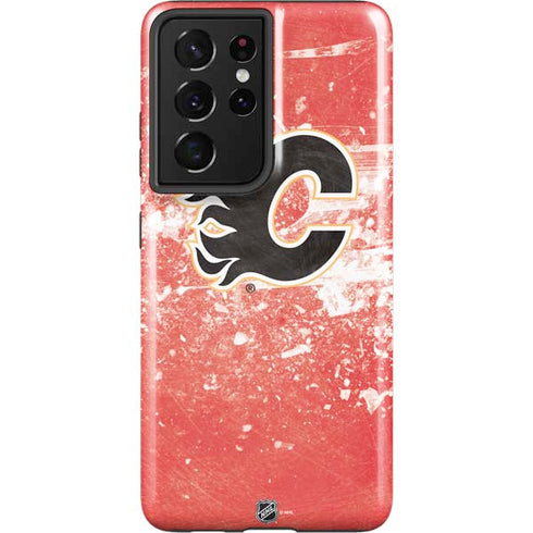 NHL Calgary Flames Frozen Galaxy S21 Ultra 5G Pro Case