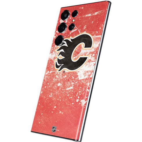 NHL Calgary Flames Frozen Galaxy S22 Ultra Skin