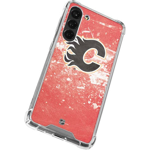 NHL Calgary Flames Frozen Galaxy S23 Plus Clear Case